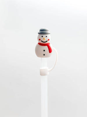 Straw Cover "Snowman"