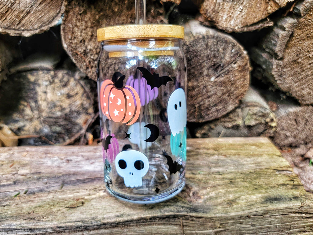 Halloween Glass Tumbler