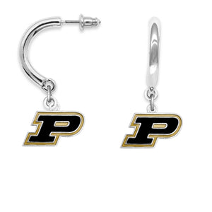 Purdue Boiler Makers Tilly Curved Earrings